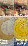 3D UV Printed Artworks – Real Textured Brushstroke Effect